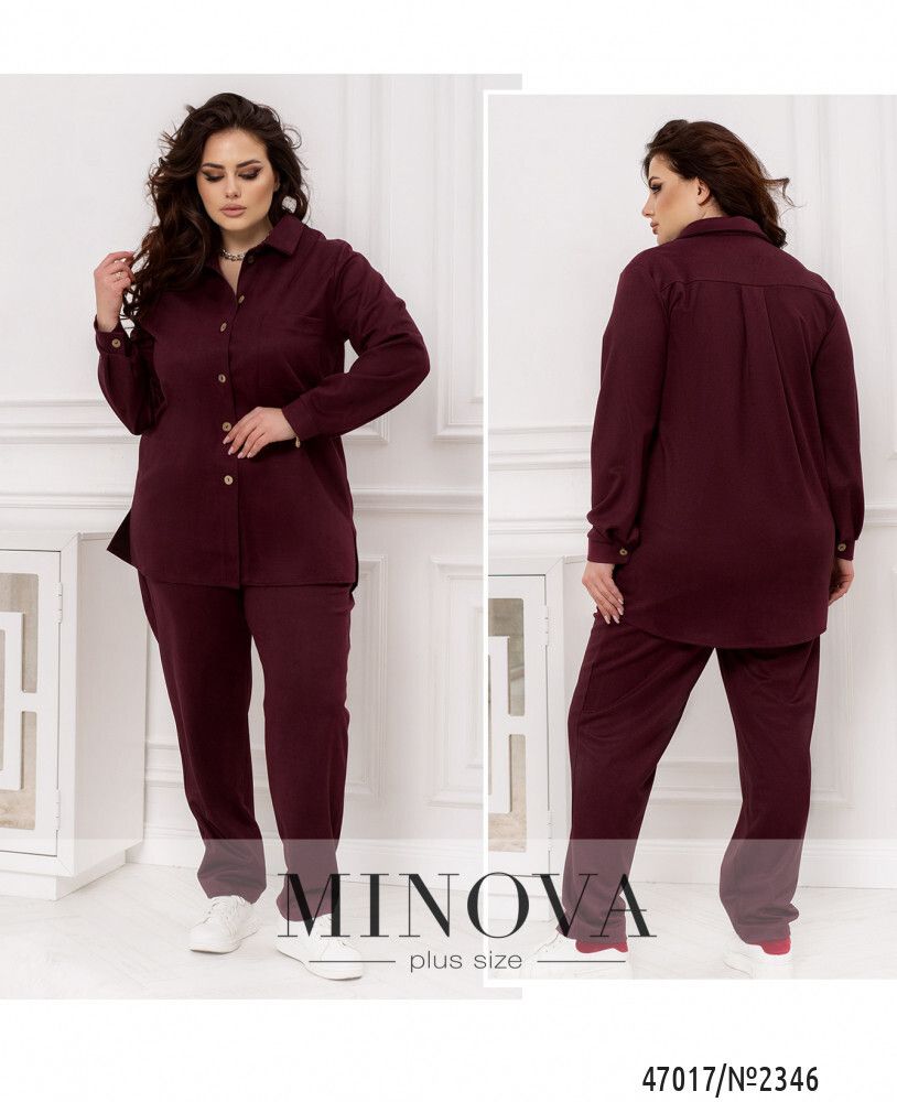 Костюм 2346-бордо Minova