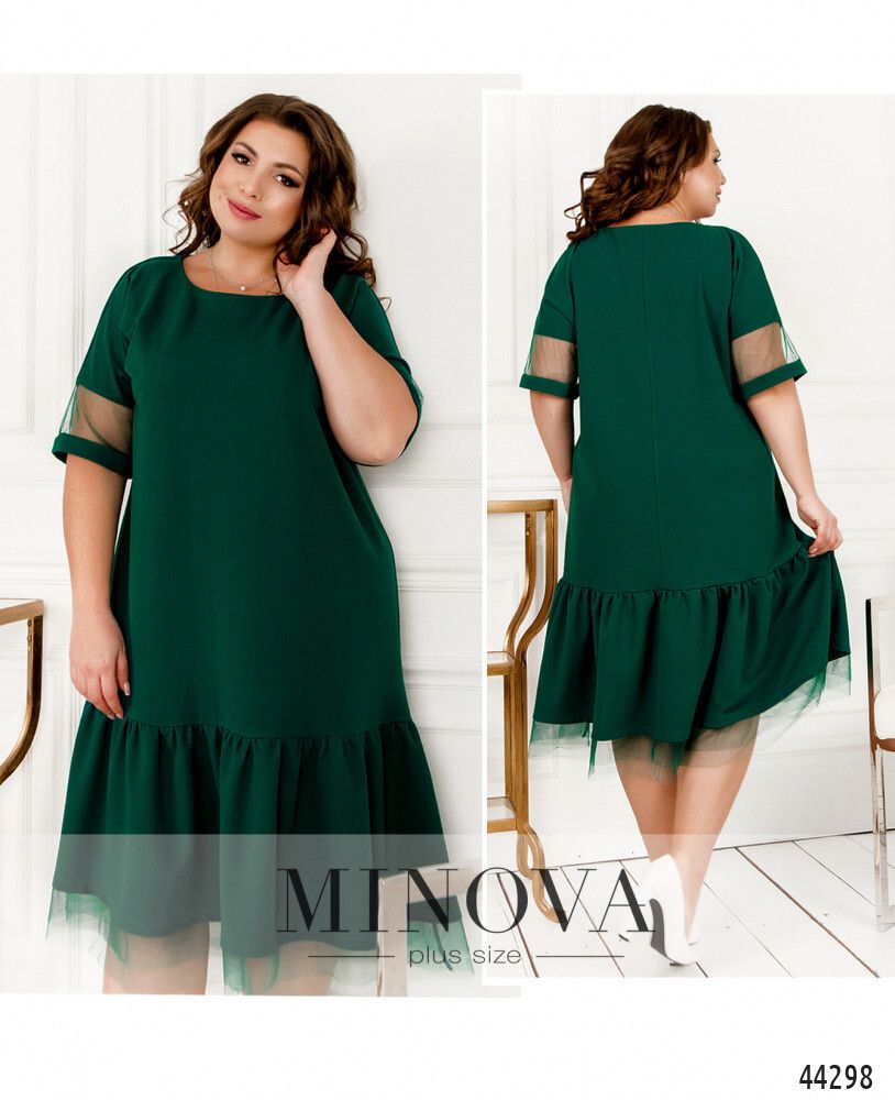 Платье 182-зеленый Minova