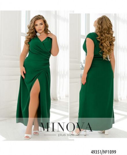 Платье 1099-зеленый Minova Фото 1