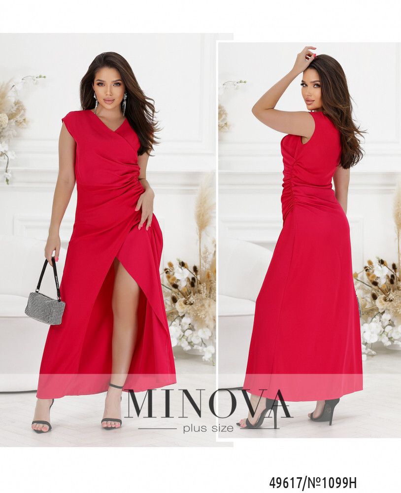 Платье 1099Н-малиновый Minova