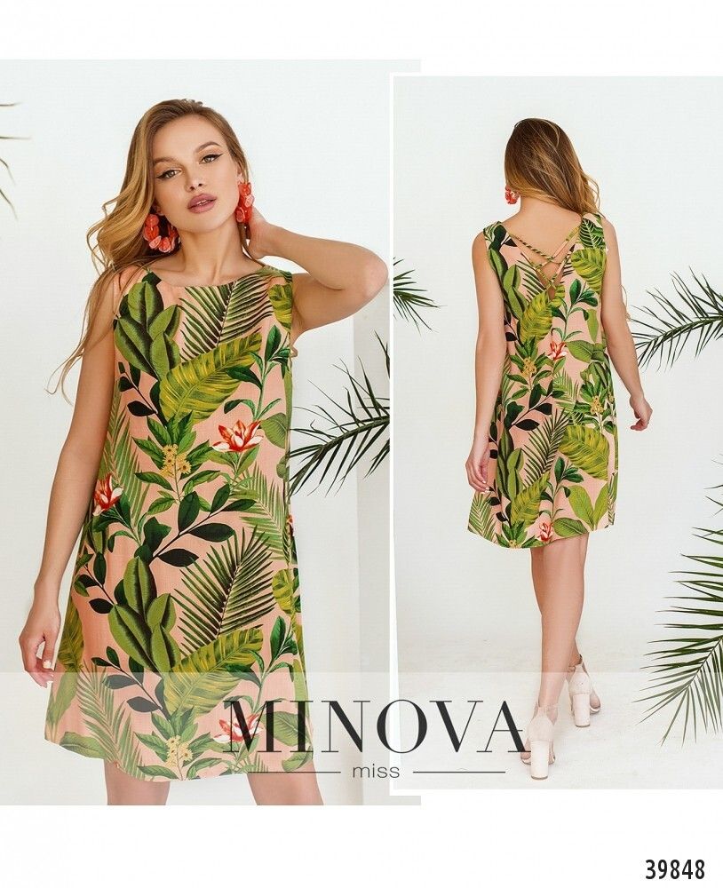 Платье 3153-пудра Minova