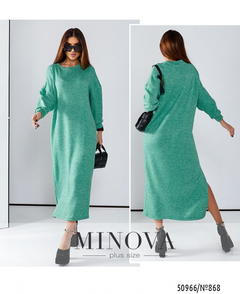 Платье 868-зеленый Minova