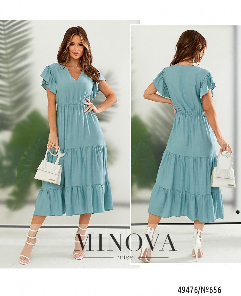 Платье 656-ментоловый Minova