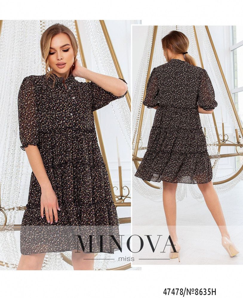 Платье 8635Н-чёрный Minova