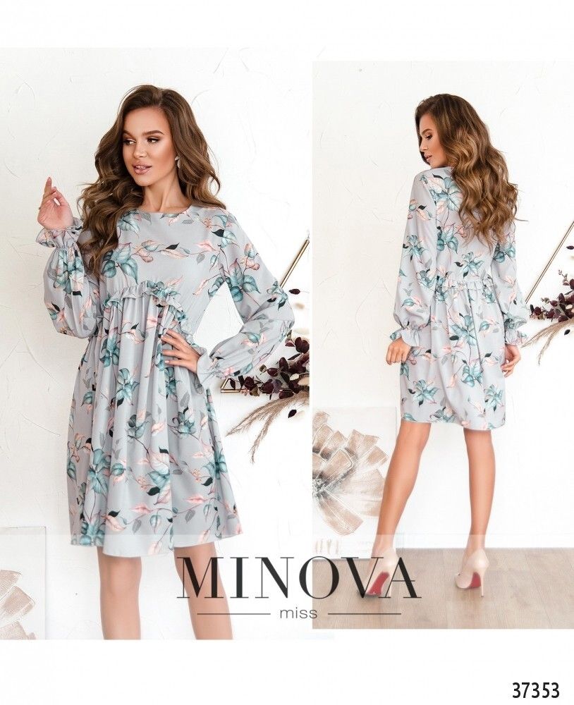 Платье 3131-серый Minova