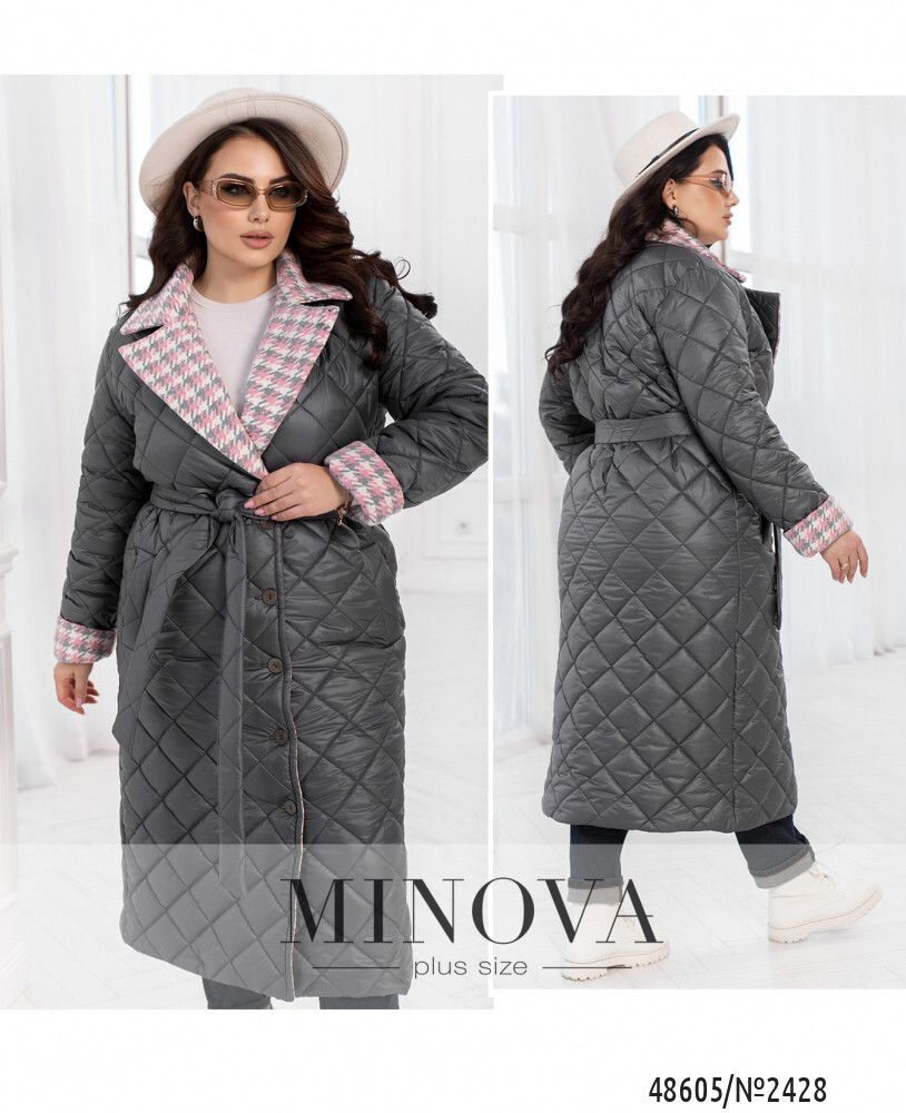 Куртка 2428-серый Minova