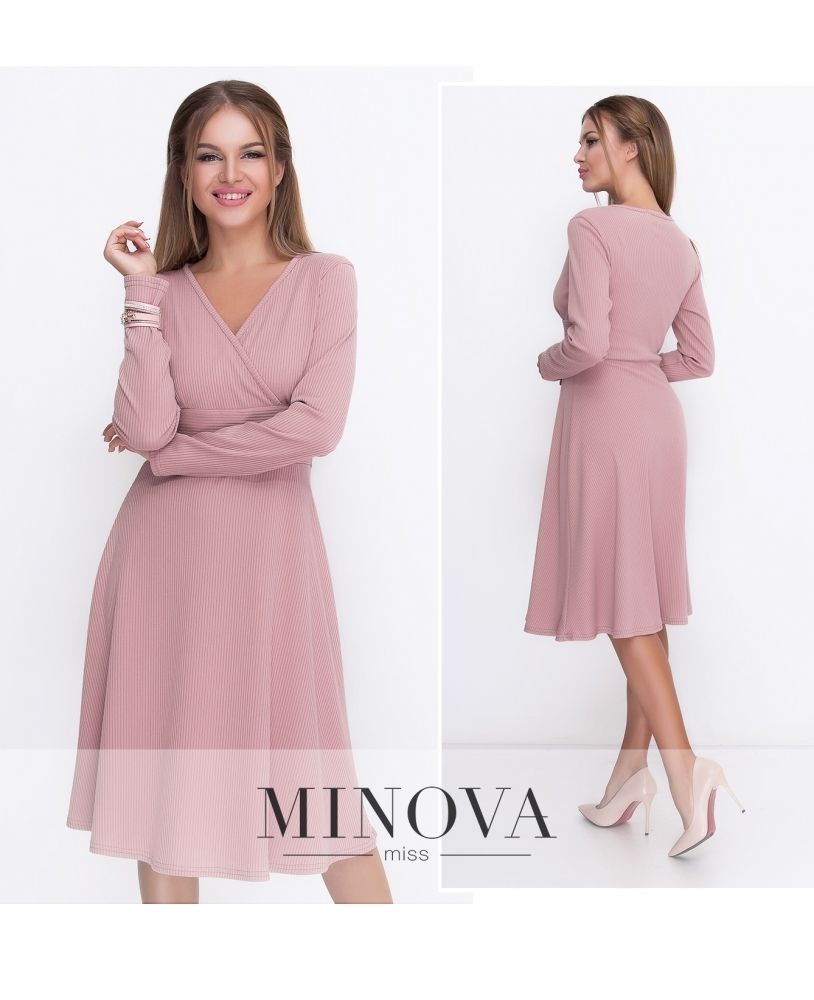 Платье 3102-розовый Minova