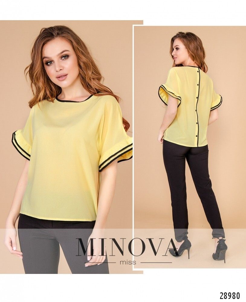 Блуза 1054-желтый Minova