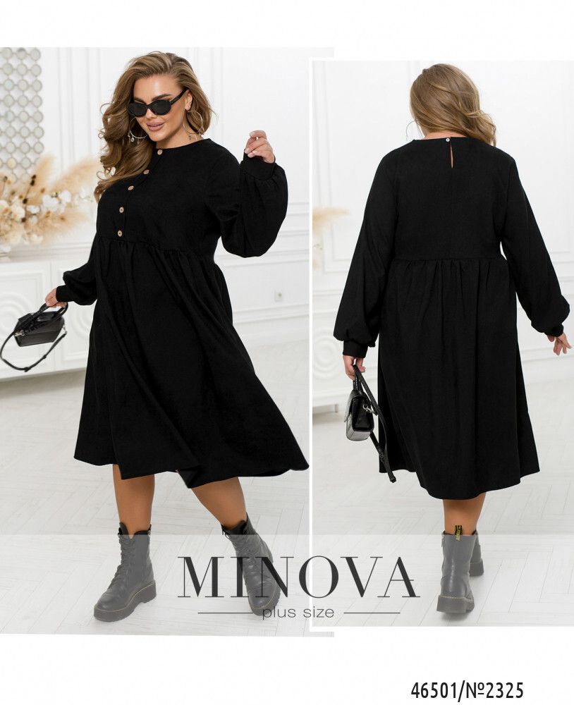 Платье 2325-черный Minova