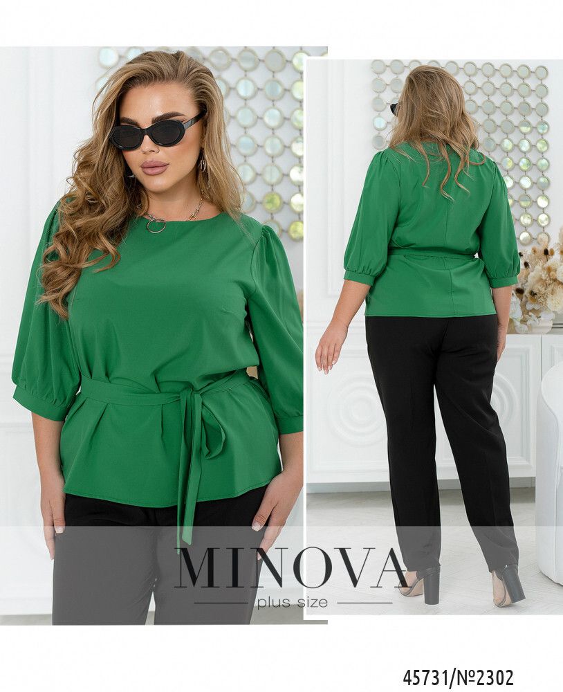Блуза 2302-зеленый Minova