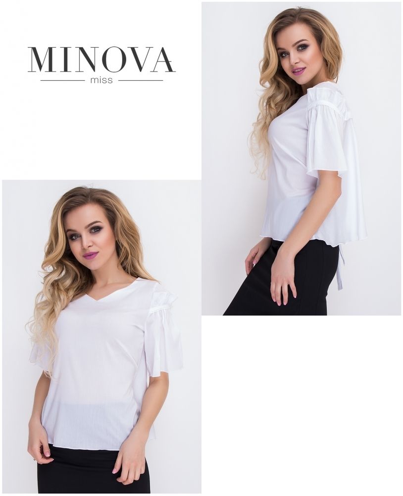 Блуза 8562-белый Minova