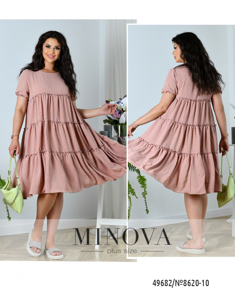 Платье 8620-10-капучино Minova