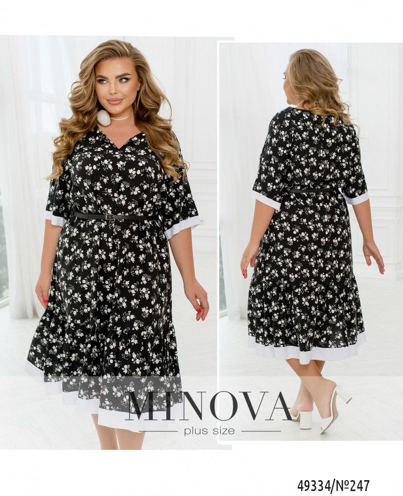Платье 247-черный Minova
