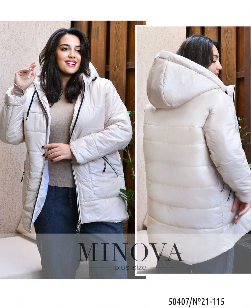 Куртка 21-115-бежевый Minova