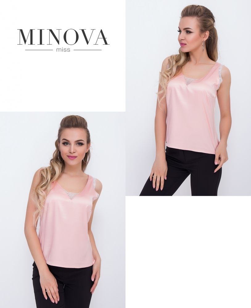 Блуза 1093-пудра Minova
