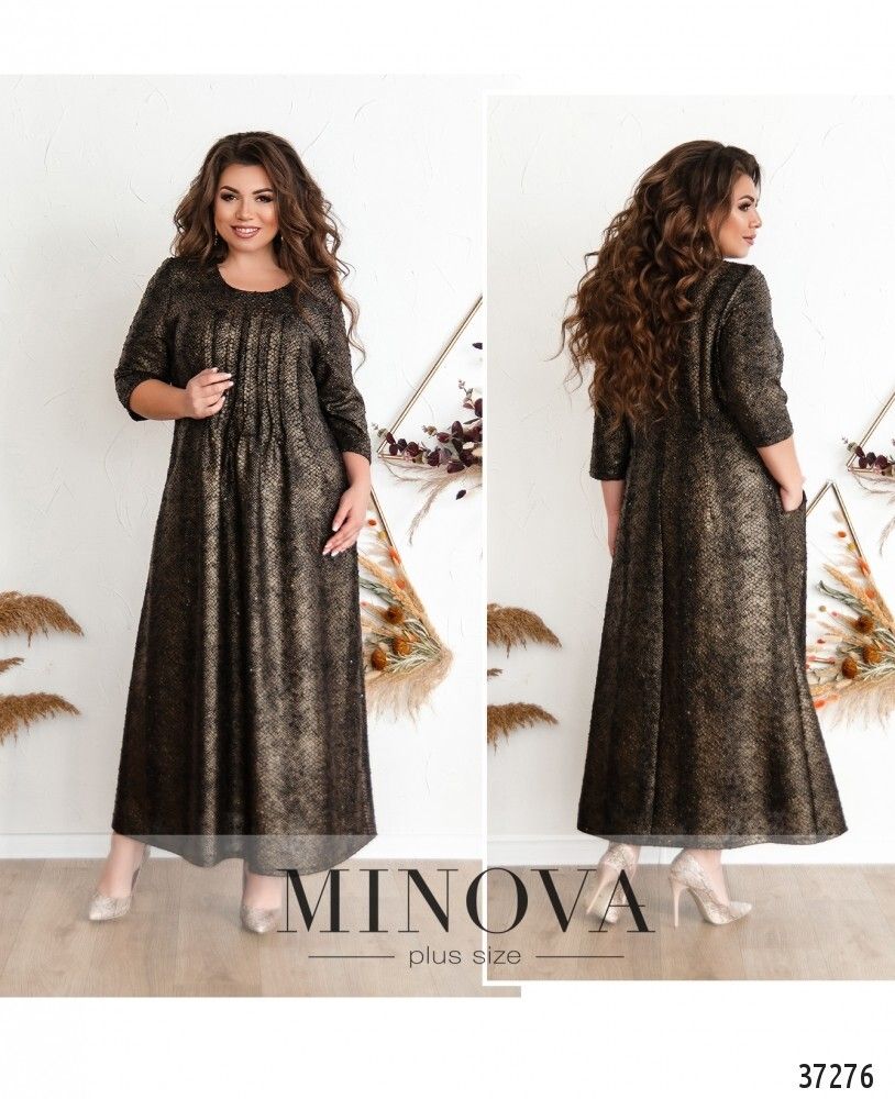 Платье 403Б-бронза Minova