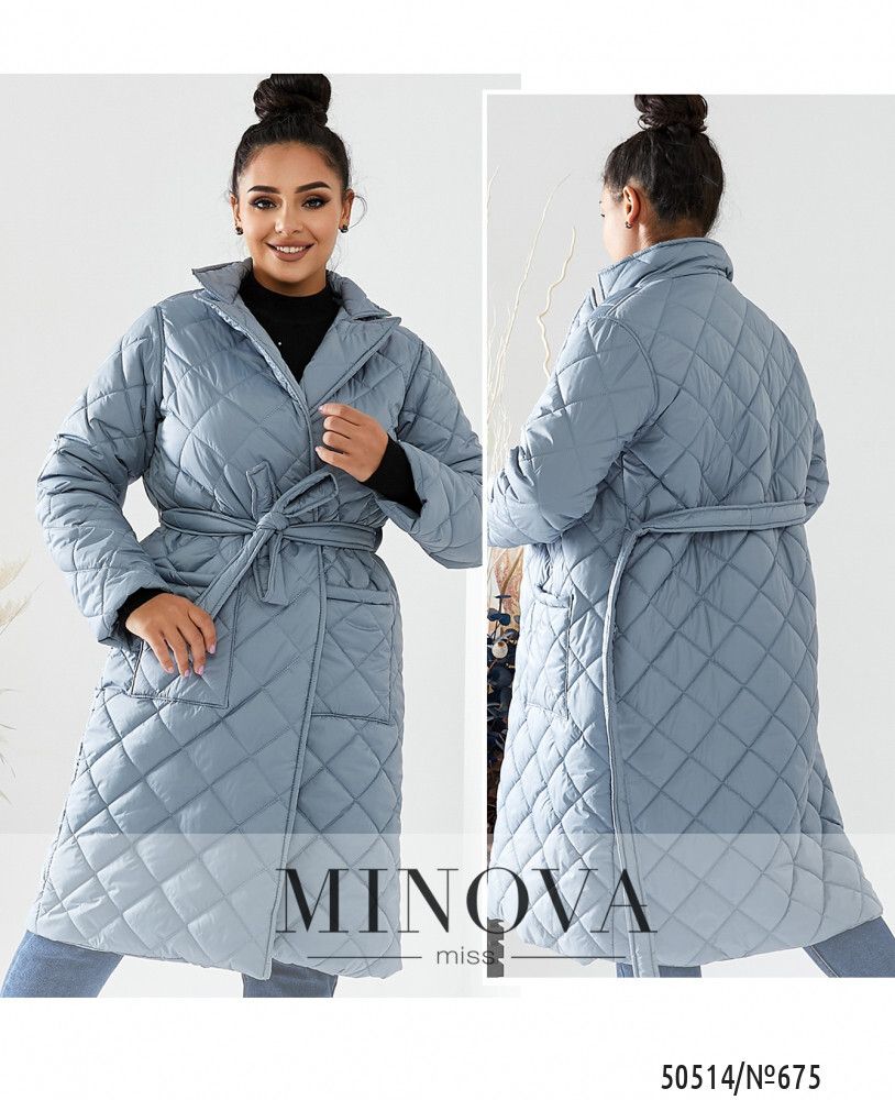 Куртка 675-серо-голубой Minova