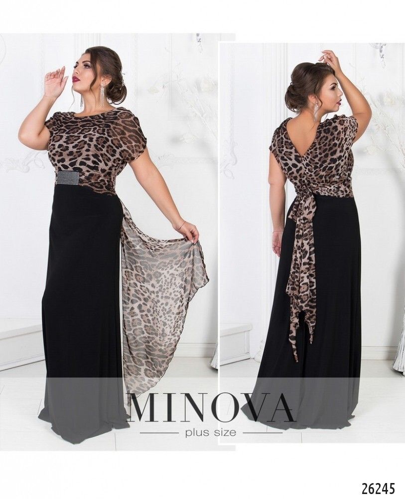 Платье 17-14-черный Minova