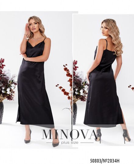 Платье 2034Н-черный Minova Фото 1