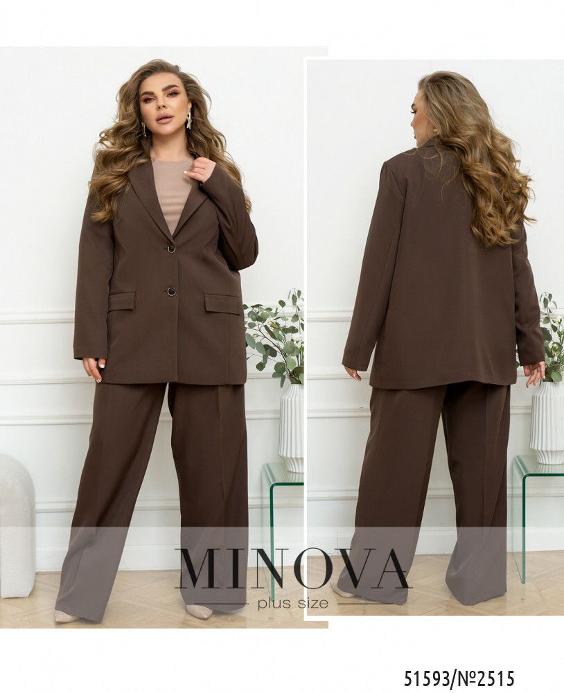 Пиджак 2515-шоколадный Minova