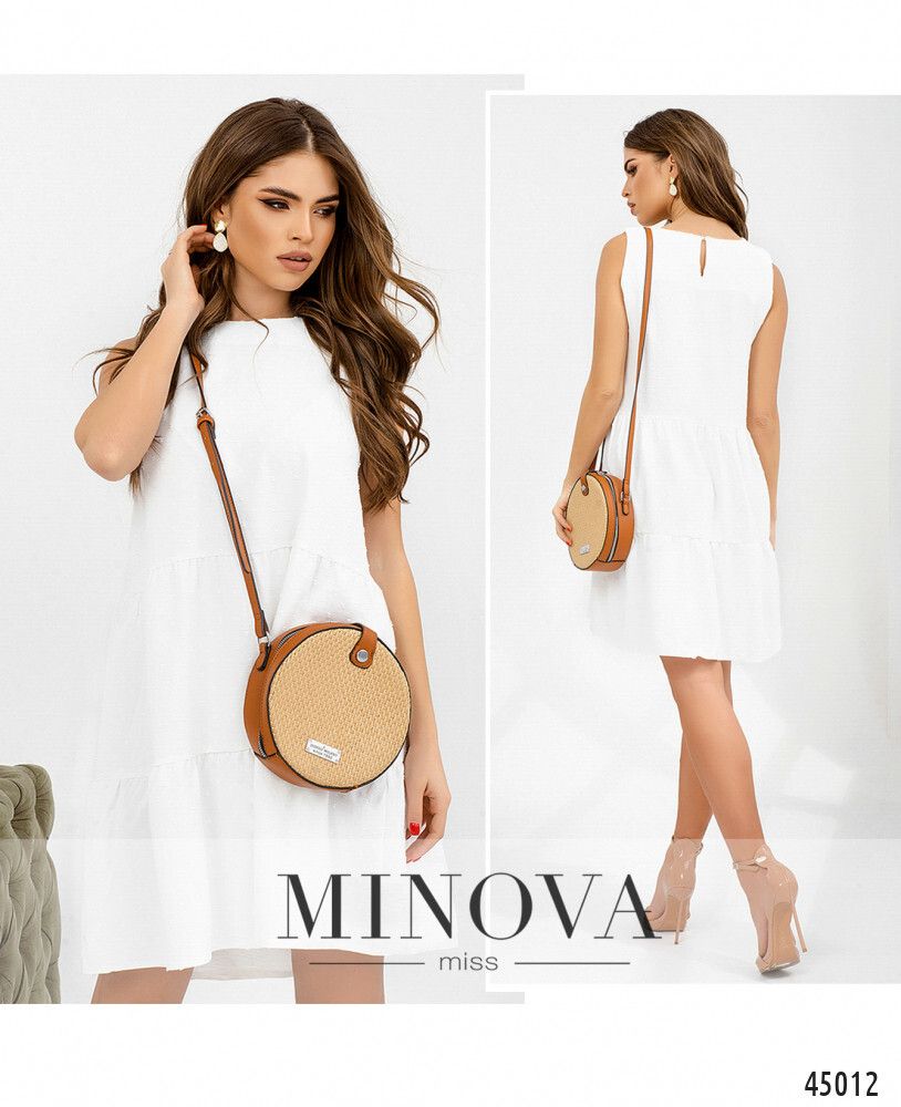 Платье 4143-белый Minova