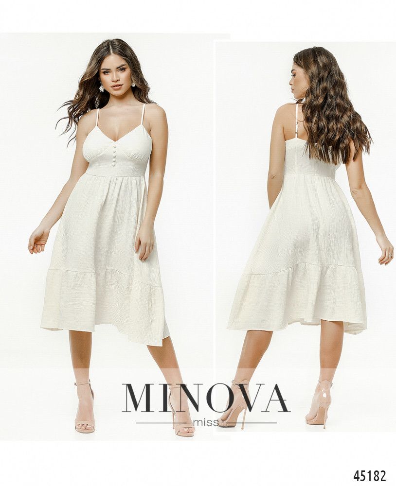 Платье 2177-молочный Minova