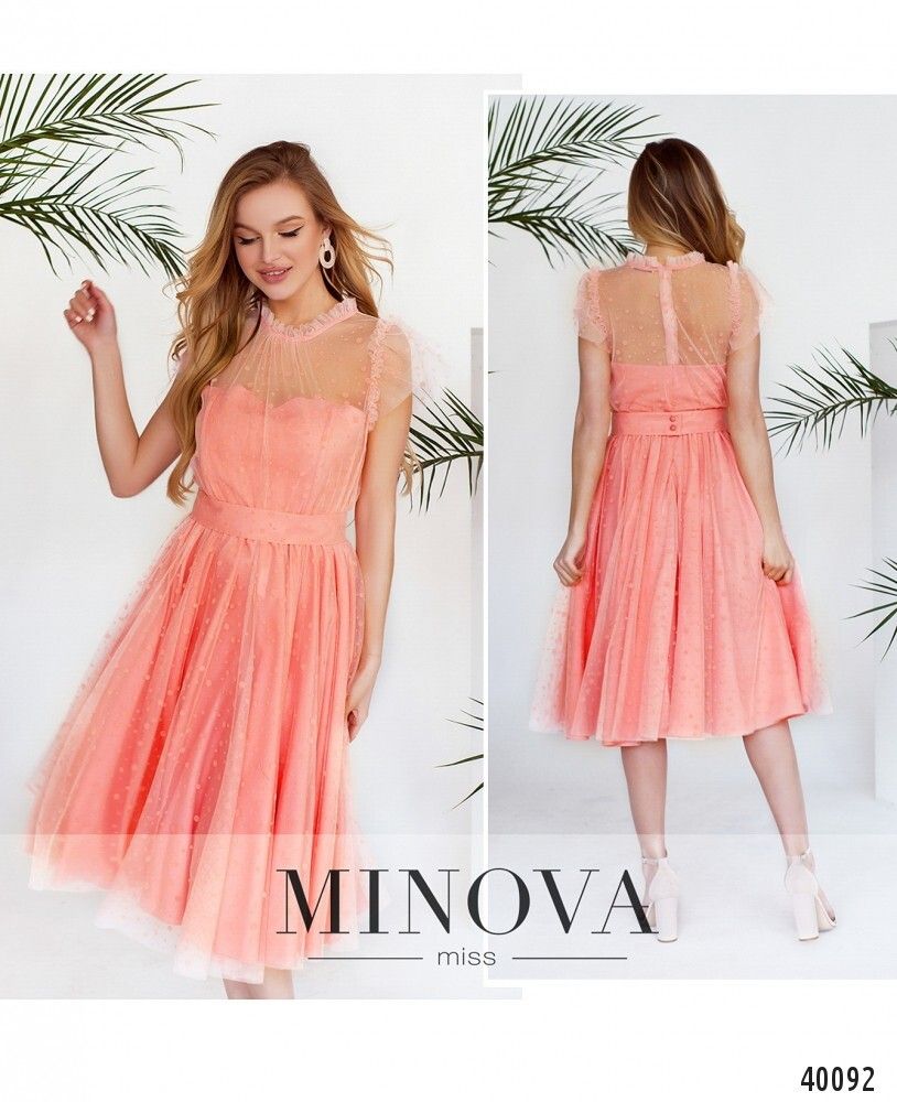 Платье 3144-персик Minova