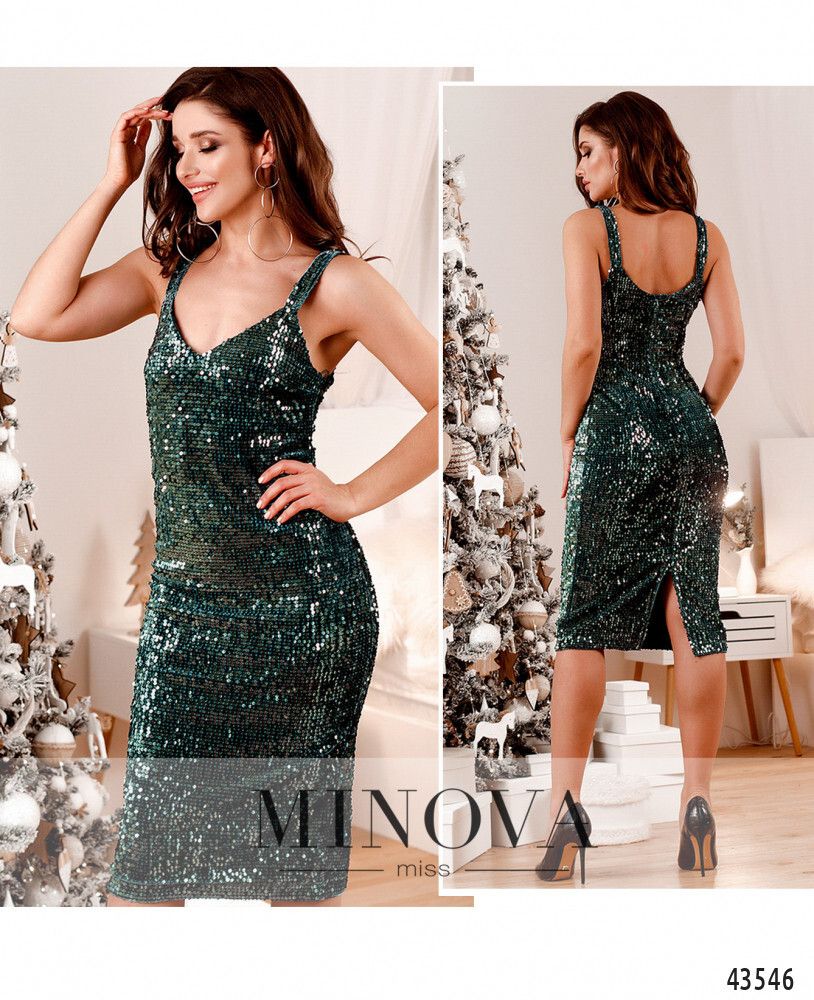 Платье 2040-морская-волна Minova