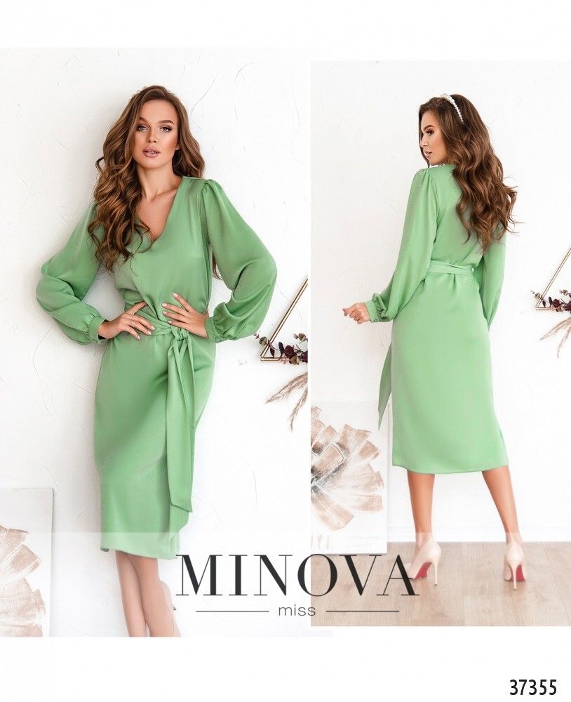 Платье 3134-оливка Minova