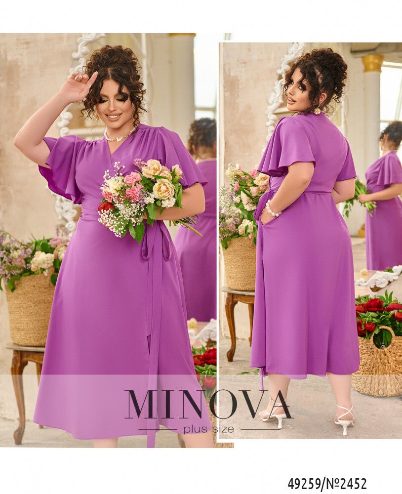 Платье 2452-сиреневый Minova