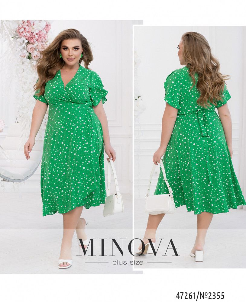 Платье 2355-салатовый Minova
