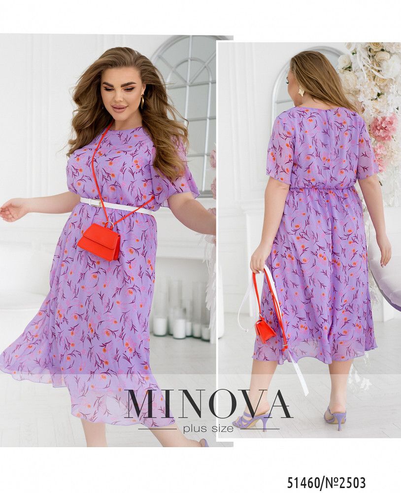 Платье 2503-сиреневый Minova