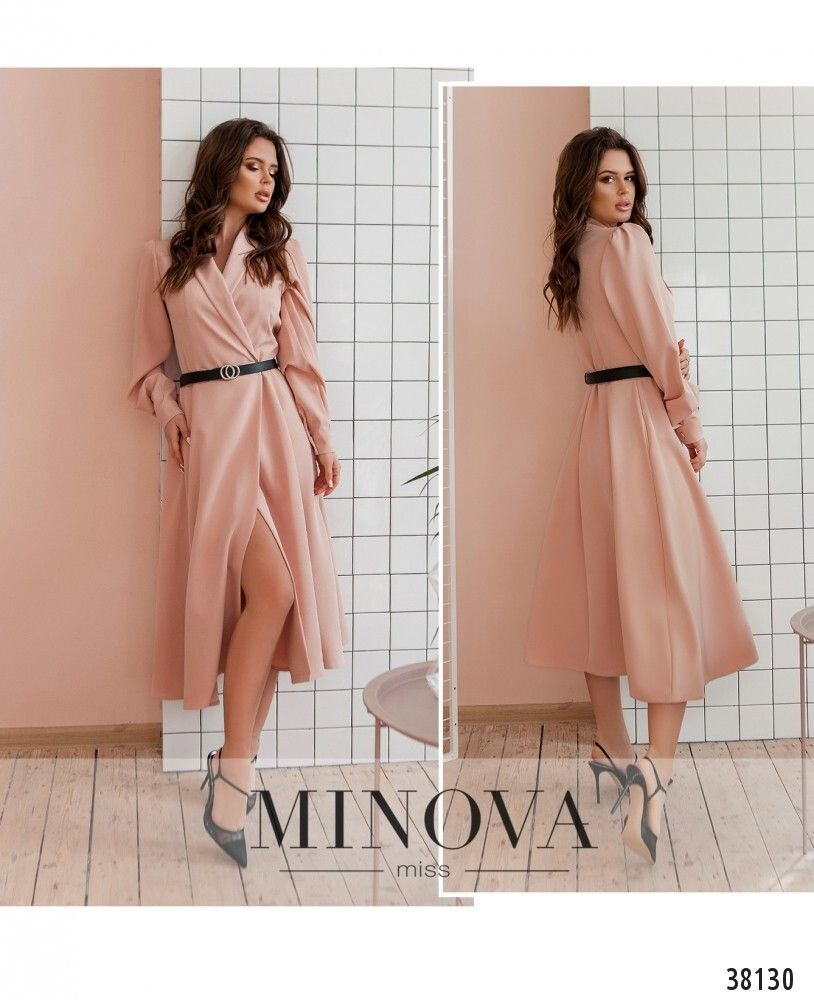 Платье 3135-пудра Minova