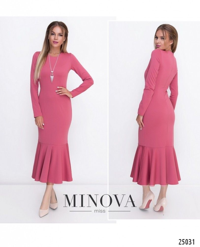 Платье 3100-розовый Minova