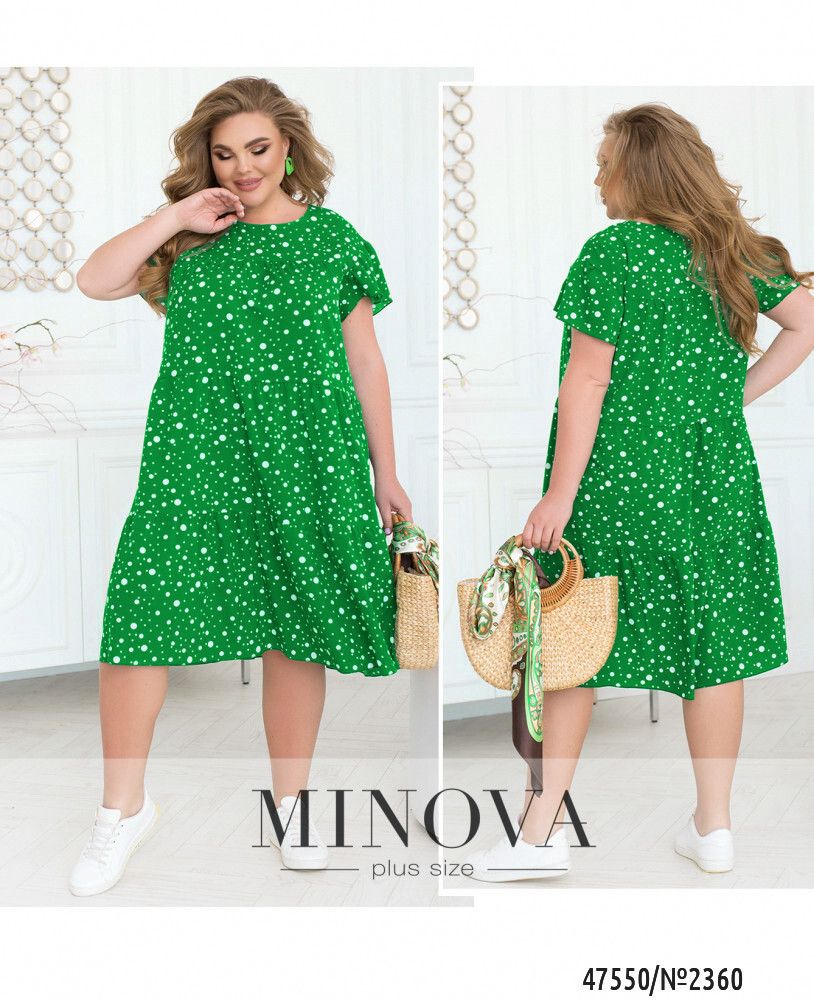 Платье 2360-салатовый Minova
