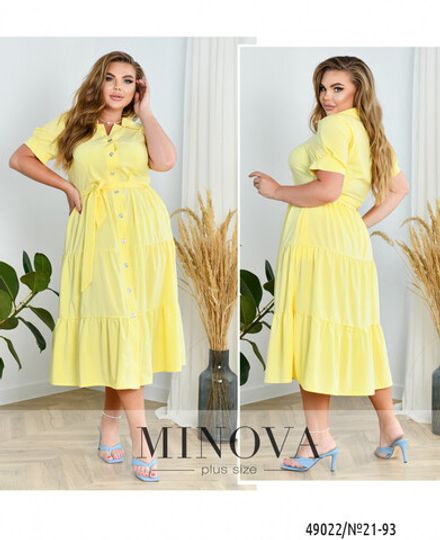 Платье 21-93-желтый Minova Фото 1