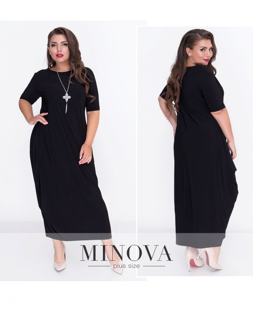 Платье 18-39-черный Minova