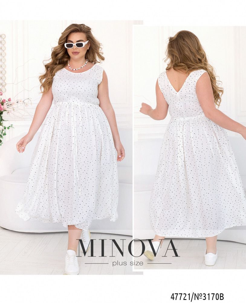 Платье 3170B-кремовый Minova