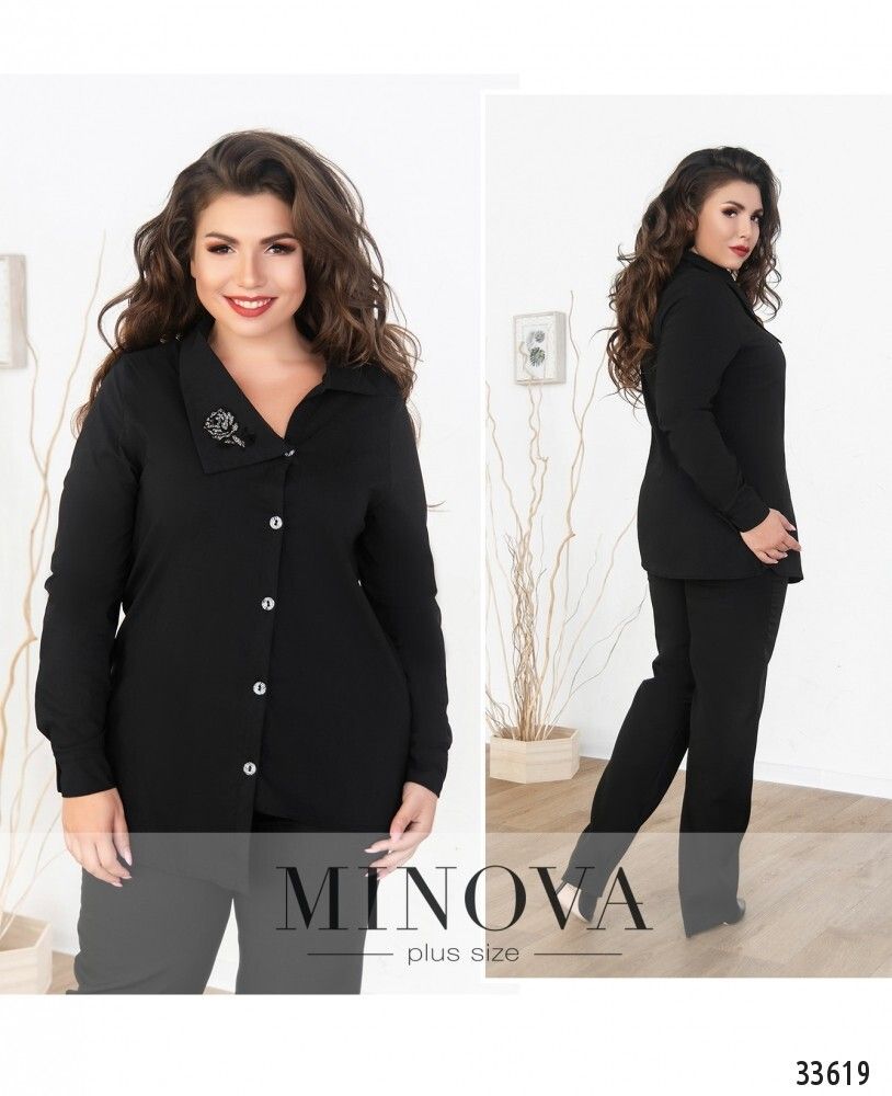 Рубашка 131-черный Minova