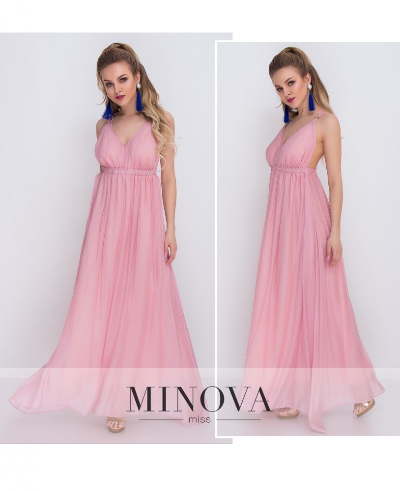 Платье 1045-пудровый Minova