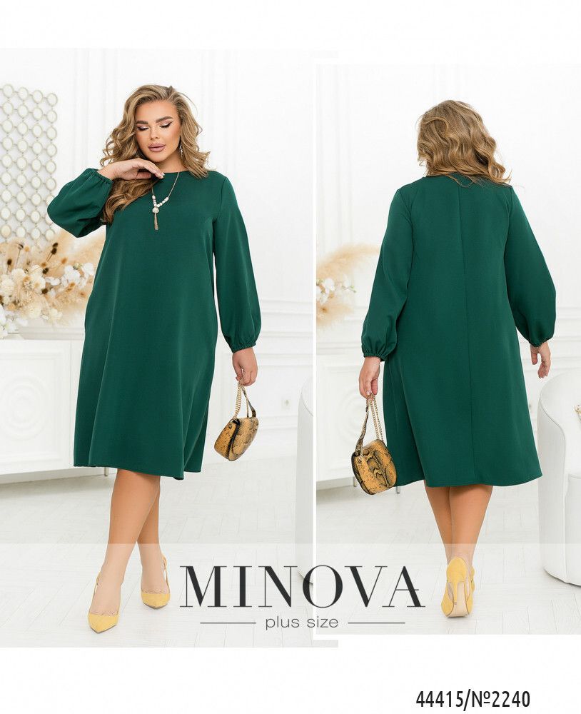 Платье 2240-зеленый Minova
