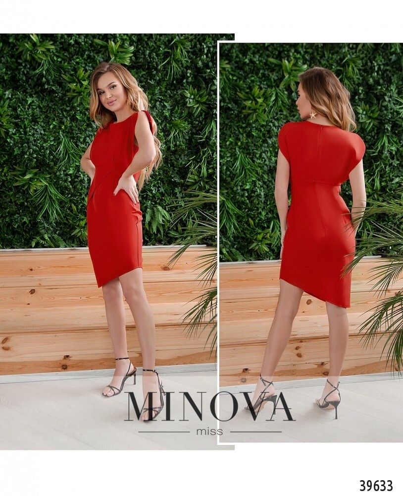 Платье 3021-красный Minova