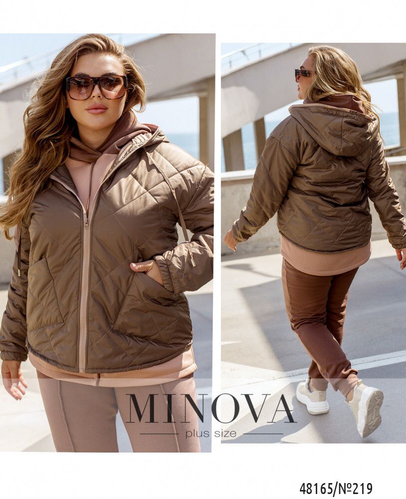Куртка 219-Бежевый Minova