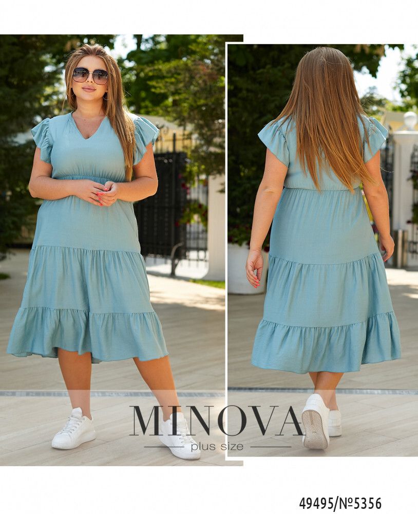 Платье 5356-ментоловый Minova
