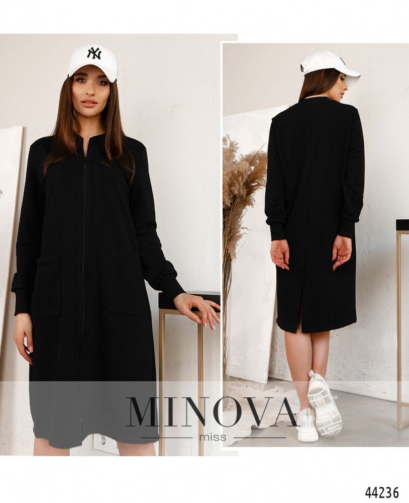 Платье 2152-черный Minova