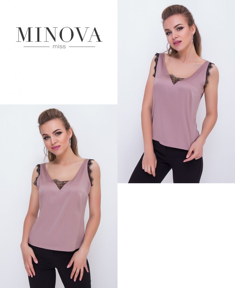 Блуза 1093-капучино Minova