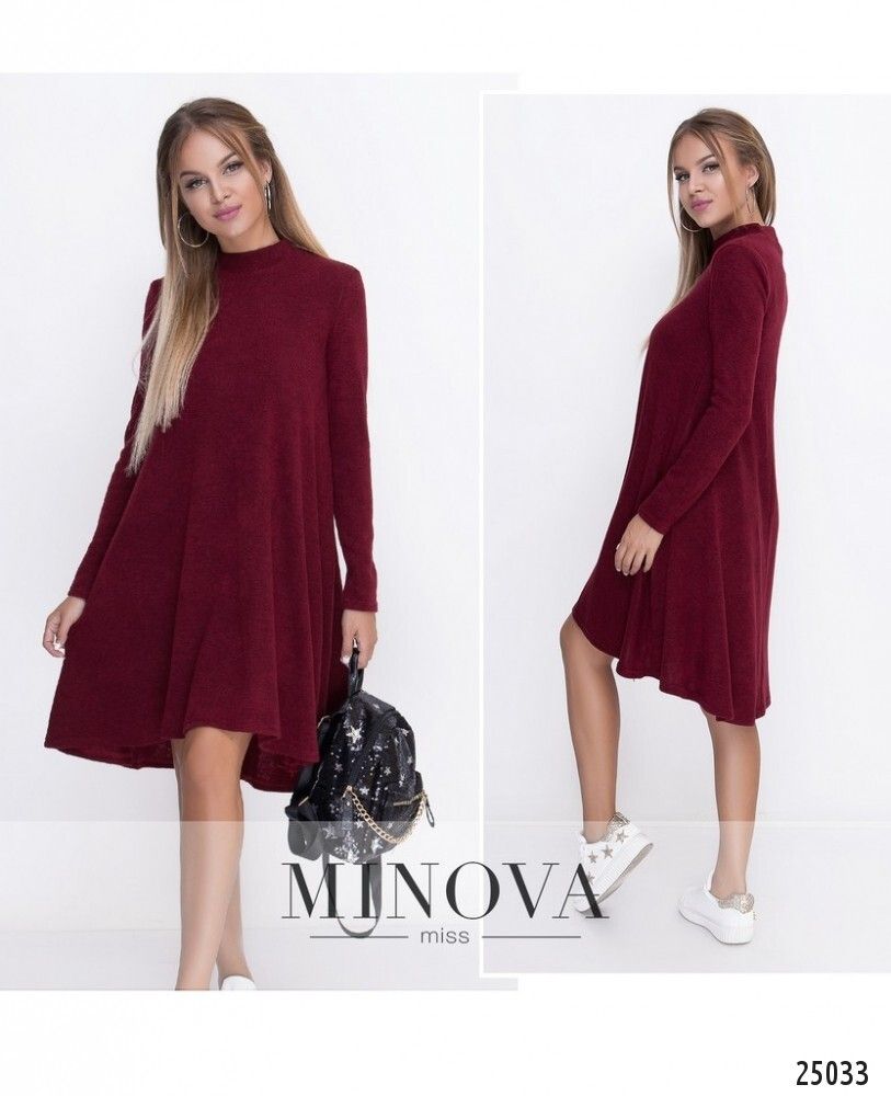 Платье 3105-бордо Minova