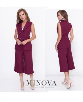 Жилет 8589-бордо Minova Фото 1