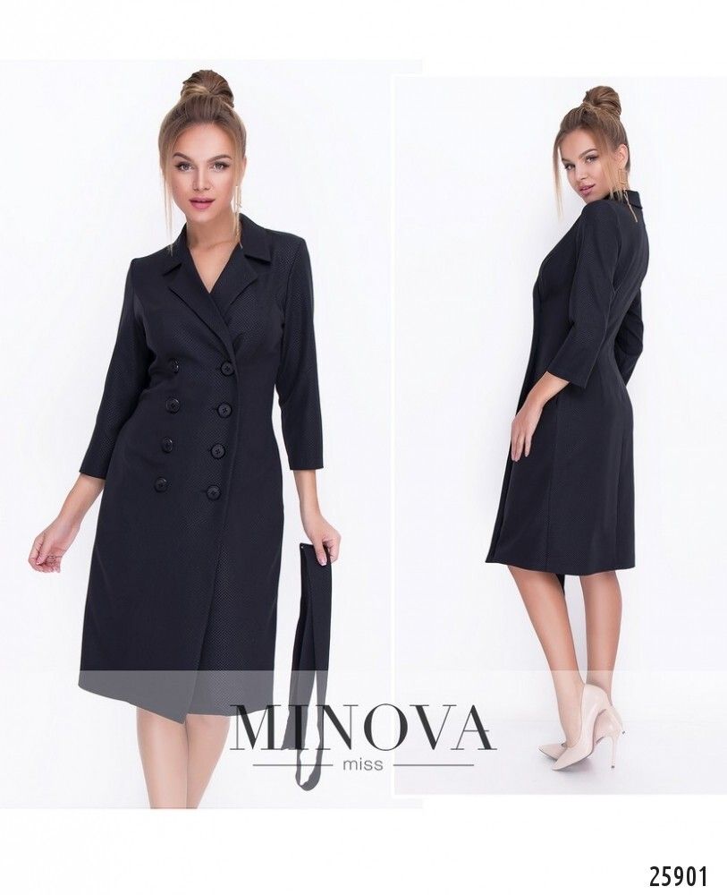 Платье 1116-черный Minova
