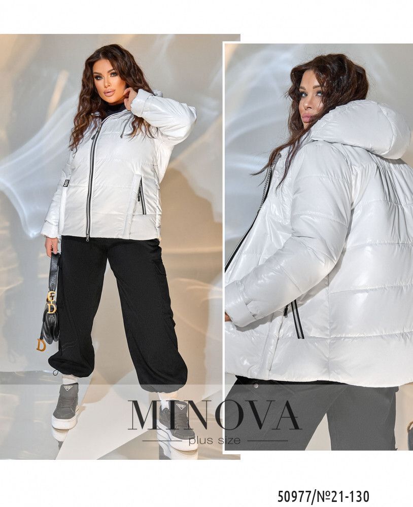 Куртка 21-130-белый Minova